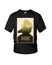 The Mountains are calling and I must go Youth T-Shirt tile