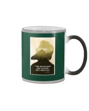 The Mountains are calling and I must go Color Changing Mug tile