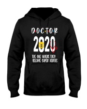 Doctor 2020 The one where they became super heroes Hooded Sweatshirt tile