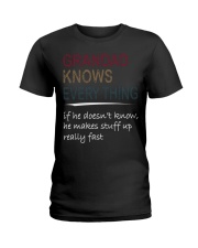 Grandad Knows Everything Ladies T-Shirt tile