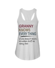 Granny Knows Everything Ladies Flowy Tank tile