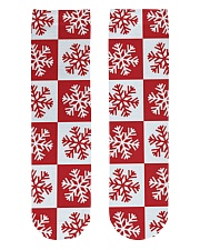 Snowflakes Crew Length Socks front