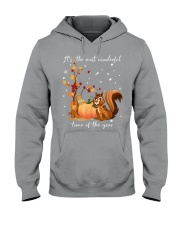 Squirrel Christmas Wonderful Hooded Sweatshirt tile