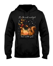 Squirrel Christmas Wonderful Hooded Sweatshirt front
