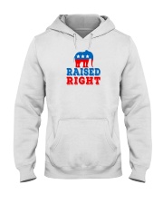 raised right shirt Hooded Sweatshirt thumbnail