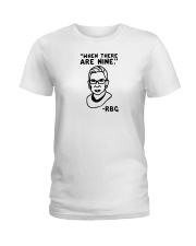 when there are nine shirt Ladies T-Shirt thumbnail