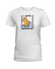 i hate mondays garfield shirt Ladies T-Shirt thumbnail