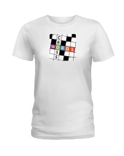 make a colorful t shirt crossword Ladies T-Shirt thumbnail