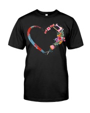 Quilting t-shirt sewing my heart love Classic T-Shirt front