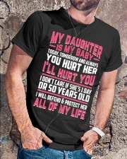 MY DAUGHTER IS MY BABY mug - tees Classic T-Shirt lifestyle-mens-crewneck-front-4