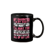 MY DAUGHTER IS MY BABY mug - tees Mug thumbnail