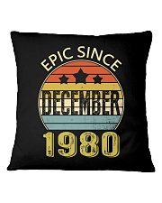 EPIC SINCE DECEMBER 1980 Square Pillowcase thumbnail