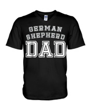 Mens German Shepherd Dad Father Pet Dog Baby Shirt V-Neck T-Shirt thumbnail