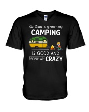 Felice Camping - People Are Crazy V-Neck T-Shirt tile