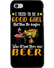 Camping - I Try To Be A Good Girl Phone Case tile