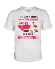 Being A Grammingo V-Neck T-Shirt tile
