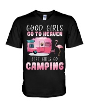 Felice Best Girls Go Camping V-Neck T-Shirt tile