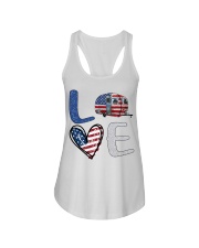 Felice American Camping Love Ladies Flowy Tank tile