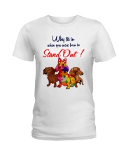Dachshund - Stand Out Ladies T-Shirt tile
