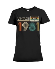 Vintage 1981 Limited Edition Premium Fit Ladies Tee tile