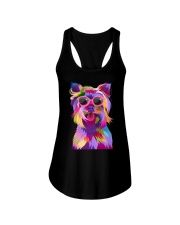 Yorkie Pop Art Ladies Flowy Tank tile