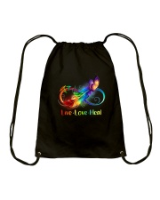 Felice Live Love Heal Drawstring Bag tile