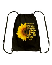 Dispatcher Make Life More Beautiful Drawstring Bag tile