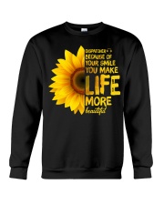 Dispatcher Make Life More Beautiful Crewneck Sweatshirt tile