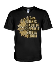 To Be A Librarian V-Neck T-Shirt tile