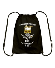 Felice Screenshot A Lot Skull Drawstring Bag tile