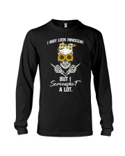 Felice Screenshot A Lot Skull Long Sleeve Tee tile