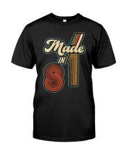 Made In Year 1981 Classic T-Shirt front