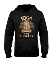 Q126 Yoga Is My Therapy Hooded Sweatshirt tile