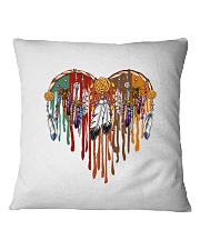 Felice Native American Heart Square Pillowcase tile