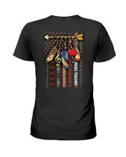 Felice Music Teacher Feather Ladies T-Shirt back