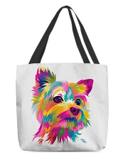Yorkie Art 2 All-over Tote front