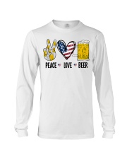 Felice Peace Love Beer Long Sleeve Tee tile
