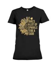 To Be A Teacher Premium Fit Ladies Tee tile