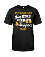 Q126 It Involves Beer Or Campfires Premium Fit Mens Tee tile