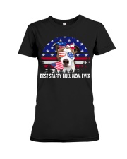dogs mom - Staffy Bull Premium Fit Ladies Tee tile