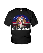 dogs mom - beagle Youth T-Shirt tile