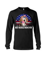 dogs mom - beagle Long Sleeve Tee tile