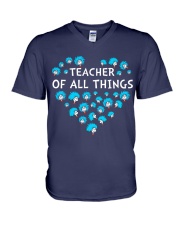 Teacher of all things V-Neck T-Shirt thumbnail