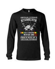 Proud Wife Of A Vietnam Veteran T Shirt Tee Gift F Long Sleeve Tee thumbnail