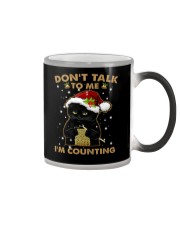 Don't Talk To Me I'm Couting Christmas Color Changing Mug tile