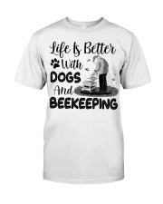 Life Is Better With Dogs And Beekeeping Classic T-Shirt tile
