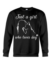 Just A Girl Who Loves Dog Crewneck Sweatshirt tile