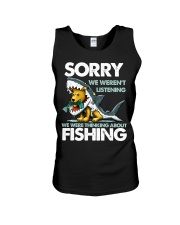 We Were Thinking About Fishing Unisex Tank tile