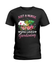 Just A Nurse Who Loves Gardening Ladies T-Shirt tile