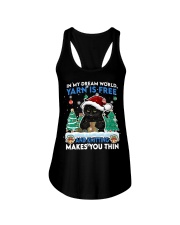 Yarn Is Freee And Knitting Makes You Thin Ladies Flowy Tank tile